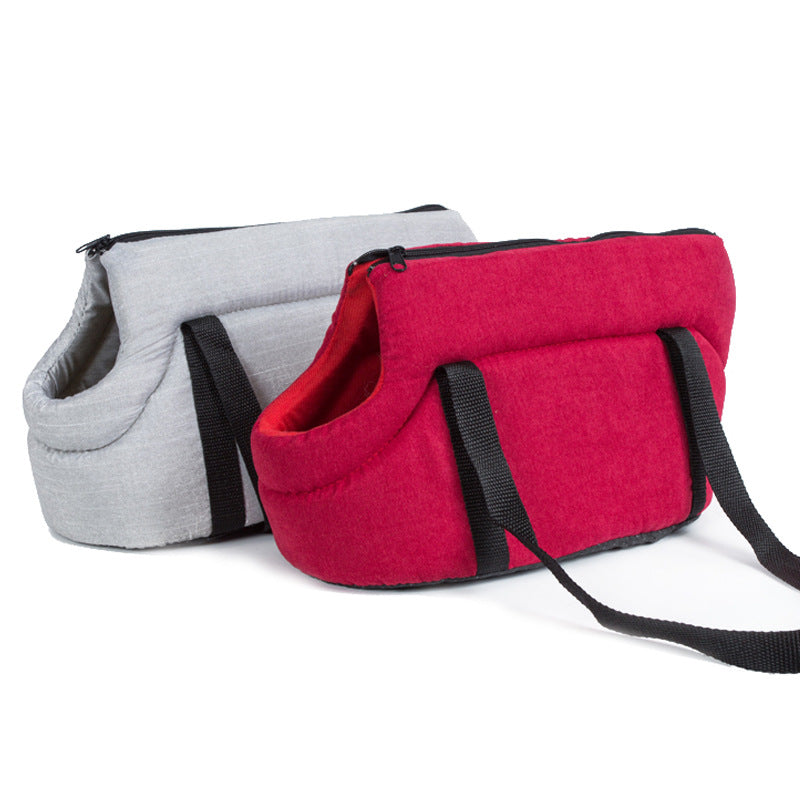 Pet Carrier Bag Mesh Breathable Foldable Portable Travel Handbag