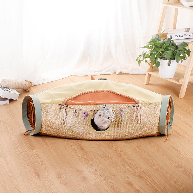 Pet Net Litter Roll Hole Drilling Toy