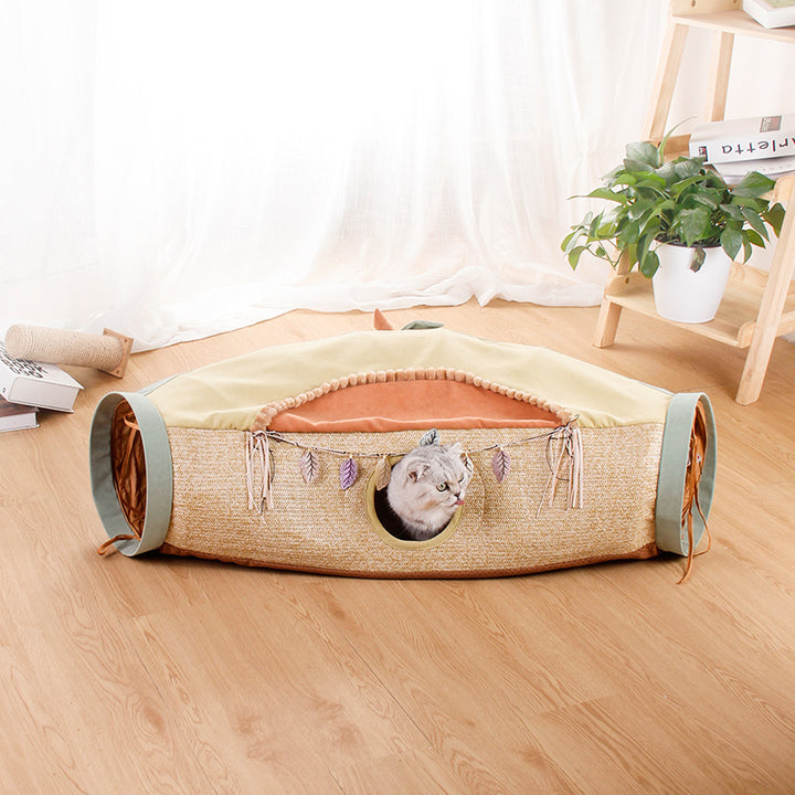 Pet Net Litter Roll Hole Drilling Toy