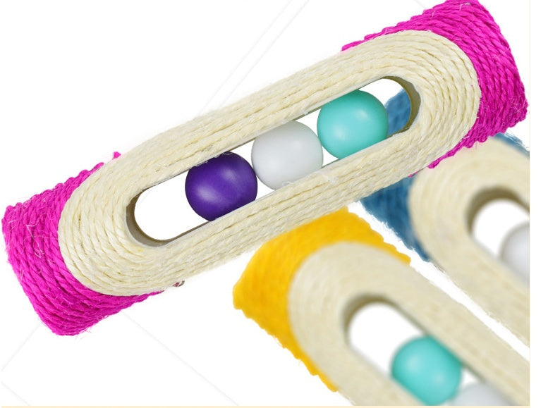 Long Sisal Drum Pet Toy Set Of Three