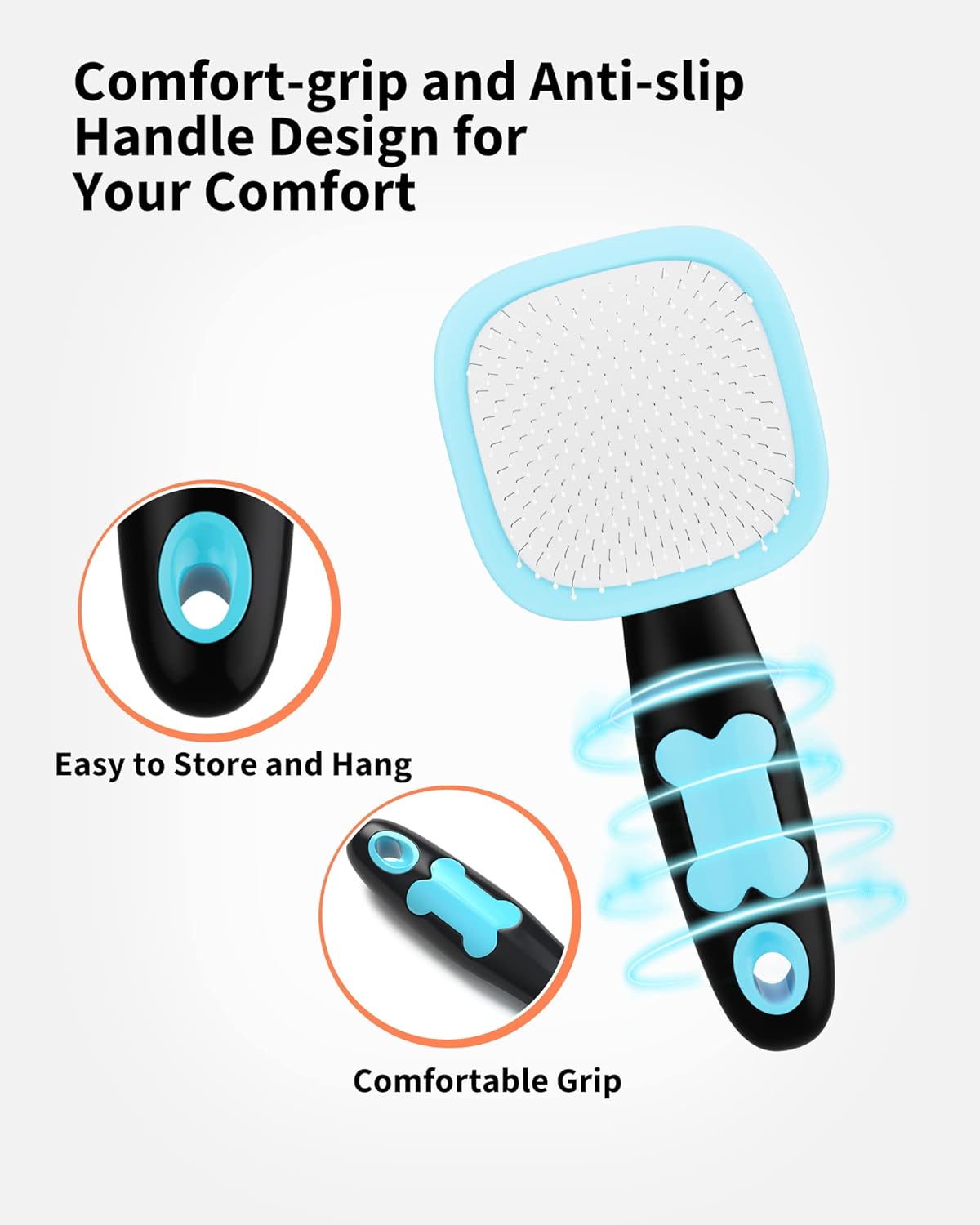 Pet Shedding Grooming Brush For Cats And Dogs