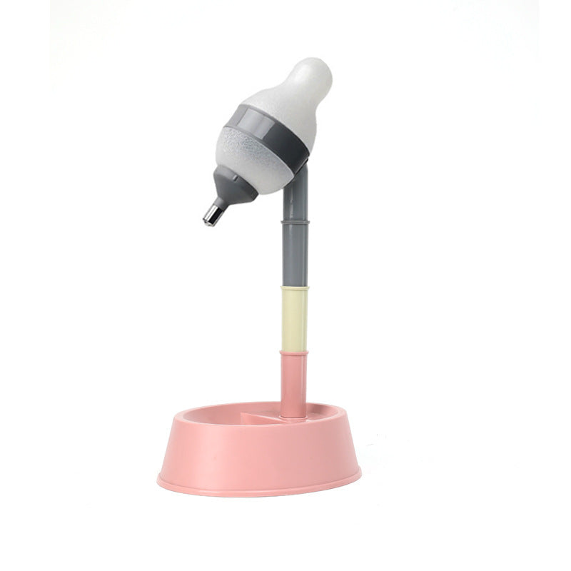 Pet Standing Drinking Bowl With Lick Ball Feeder