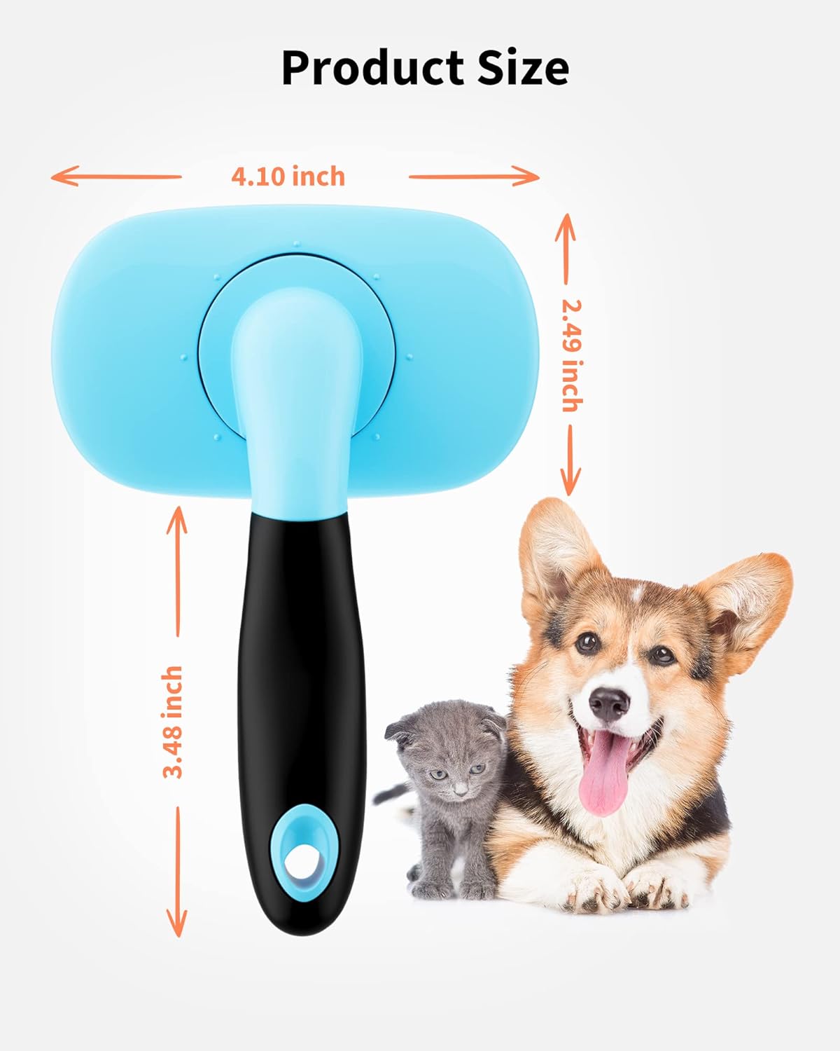 Pet Shedding Grooming Brush For Cats And Dogs
