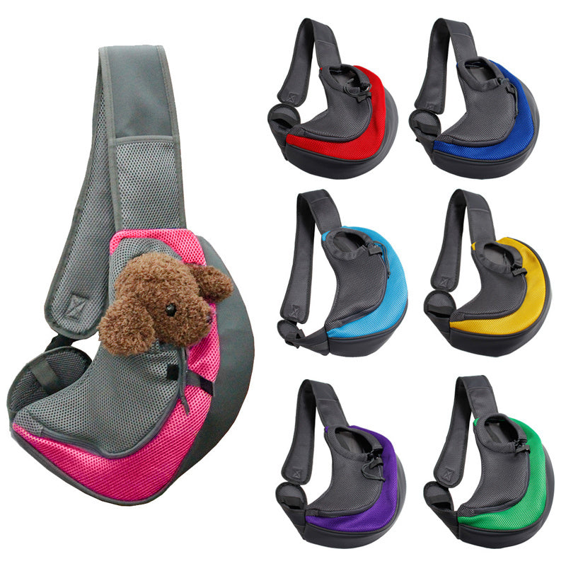 Pet Carrier Mesh Oxford Travel Shoulder Sling Handbag Tote Bag