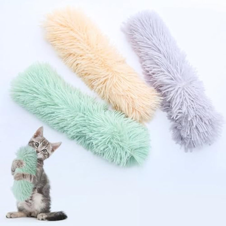 Interactive Pet Pillow Toy Soft Durable Crinkle Sound Catnip Exercise Toy