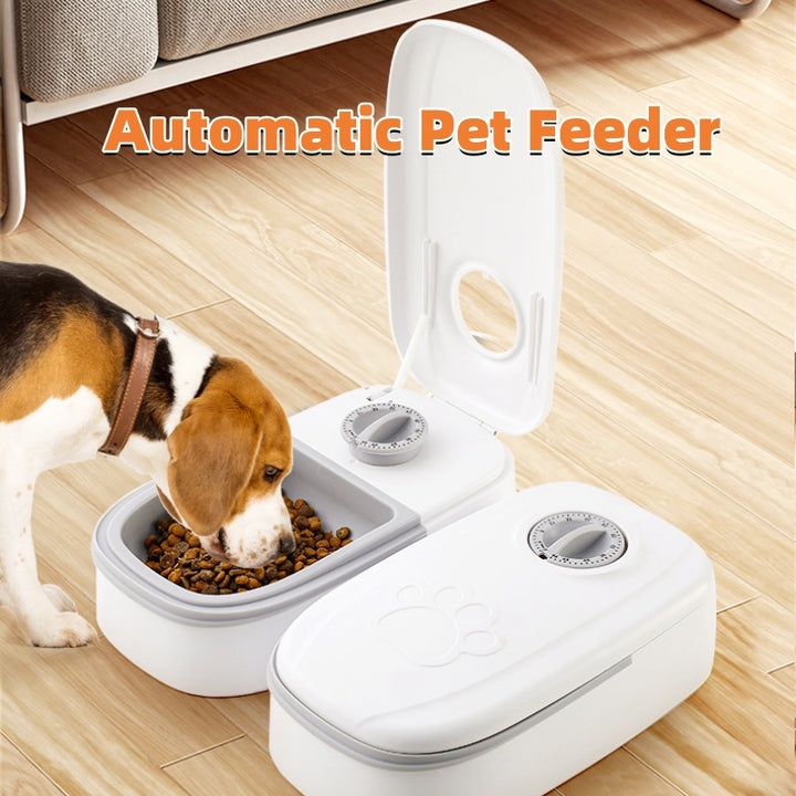 Pet Automatic Smart Food Dispenser With Timer Bowl