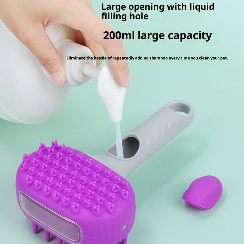 Pet Shower Brush Hair Cleaning Bath Massage Tool For Pets