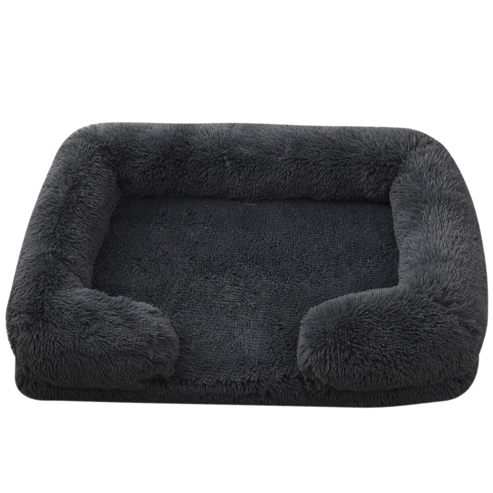 Pet Plush Round Winter Sleeping Bed