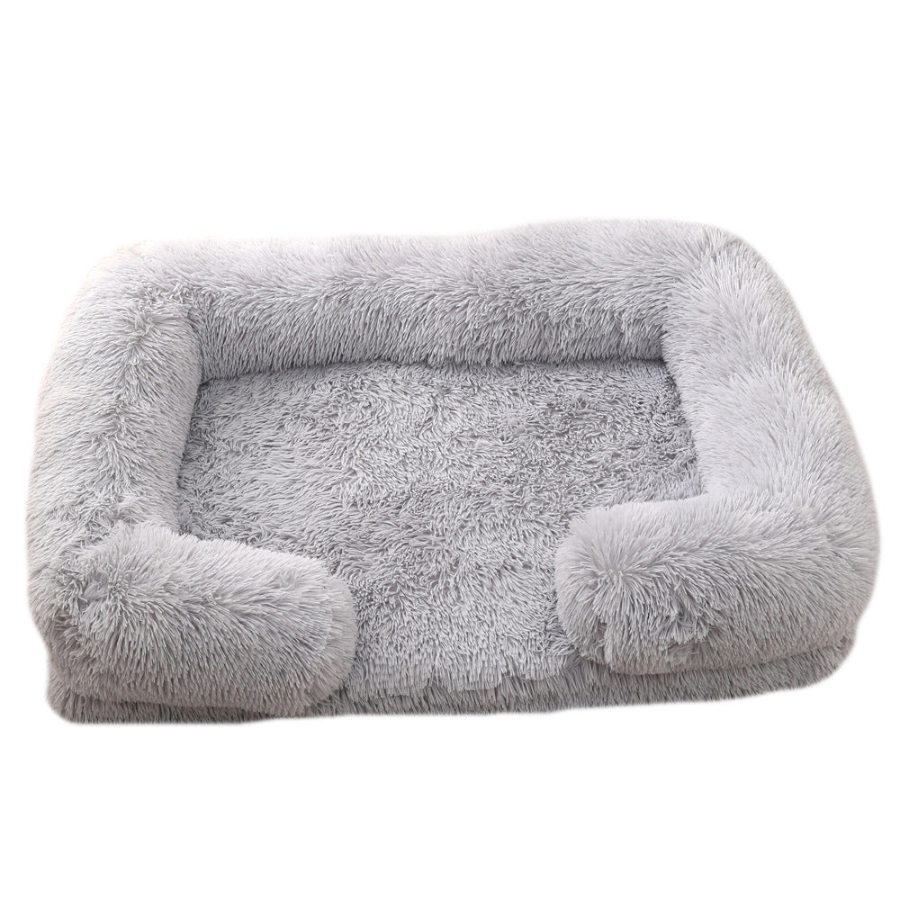 Pet Plush Round Winter Sleeping Bed