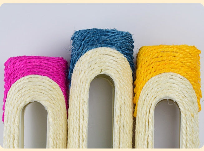 Long Sisal Drum Pet Toy Set Of Three