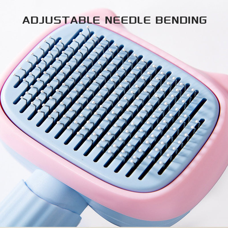 Pet Deshedding And Dematting Grooming Brush For Shedding Control