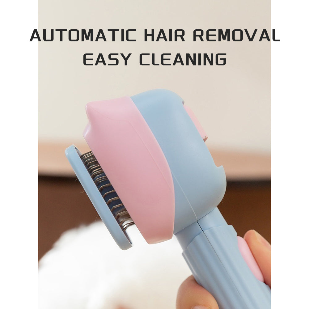 Pet Deshedding And Dematting Grooming Brush For Shedding Control