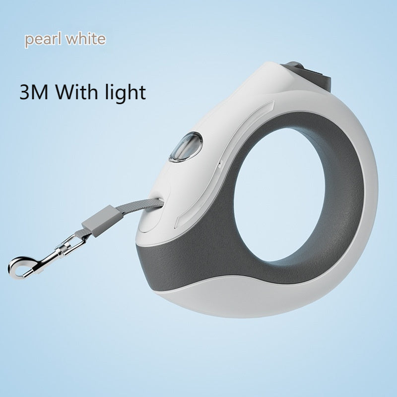 Pet Retractable Luminous Light Ring Walking Leash
