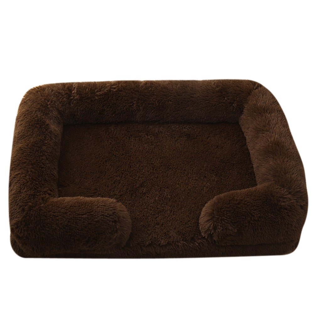 Pet Plush Round Winter Sleeping Bed