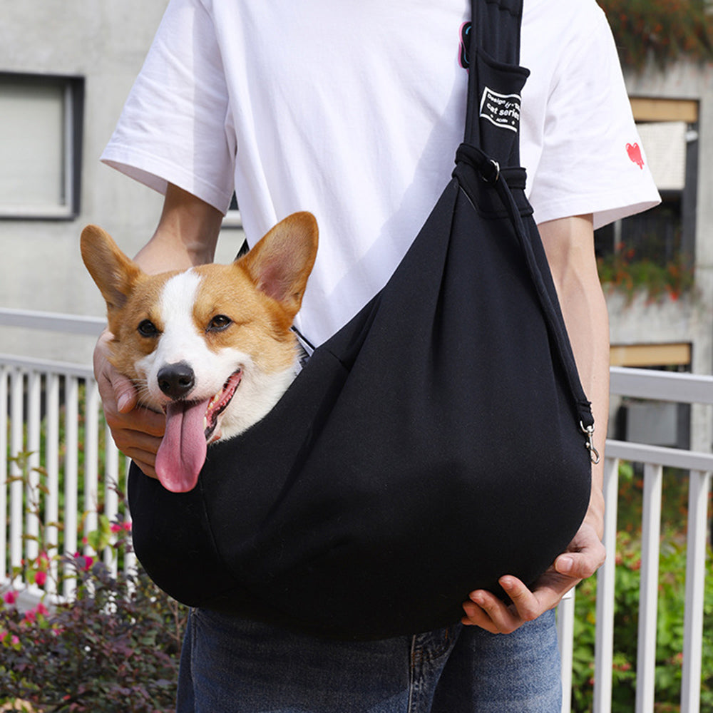 Pet Travel Shoulder Carrier Cotton Comfort Crossbody Sling Bag