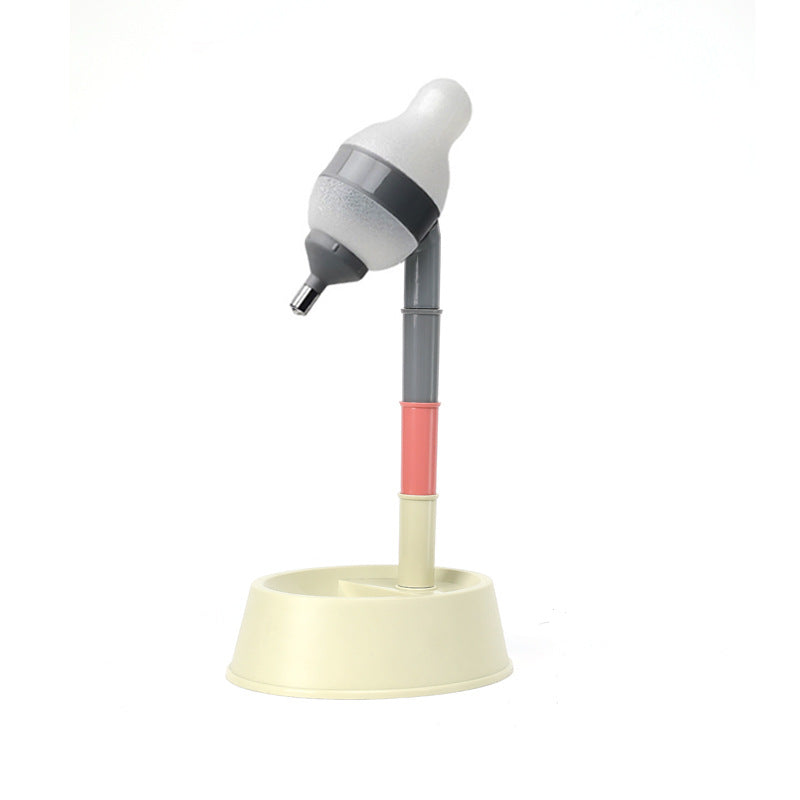 Pet Standing Drinking Bowl With Lick Ball Feeder