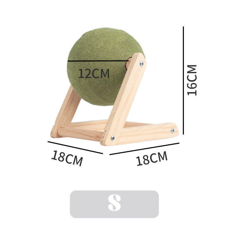 Pet Catnip Ball Toy With Holder Safe Healthy Indoor Toy
