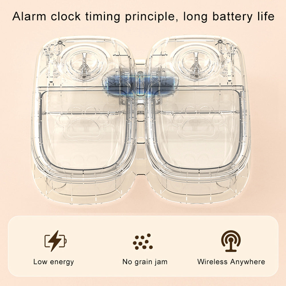 Pet Automatic Smart Food Dispenser With Timer Bowl